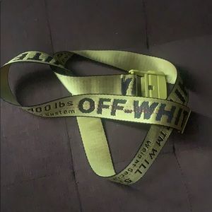 Off-White Yellow Gold Belt